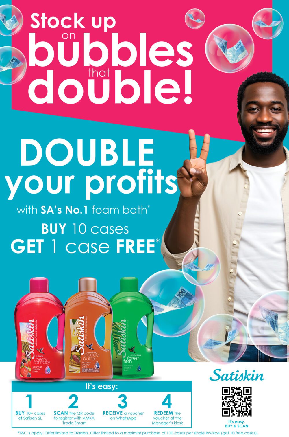 Satiskin Double Your Bubble